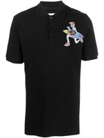 Philipp Plein polo à imprimé graphique - Noir - thumbnail