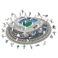 Iconic Puzzles, Manchester City FC Etihad Stadium, 100% eco-duurzame houten puzzel met officiële licentie, maat M, 270 stukjes