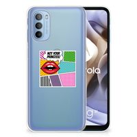 Motorola Moto G31 | G41 Silicone Back Cover Popart Princess - thumbnail