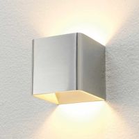 Artdelight Wandlamp Fulda 10x10 cm aluminium