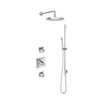 Hotbath Get Together IBS2CR inbouwdouche met 30cm hoofddouche en glijstang chroom