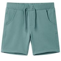 Kindershorts met trekkoord 128 oudpetrol, kinderkleding, meisjeskleding, leuke kinderkleding, jongenskleding, kinderbroek, kinderkleding meisjes