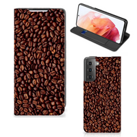 Samsung Galaxy S21 Flip Style Cover Koffiebonen