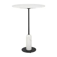 Richmond Ronde Bartafel Jagger Marmer, 75cm - Wit - thumbnail