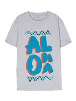 Stella McCartney Kids t-shirt à imprimé graphique - Gris