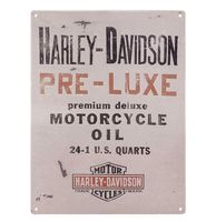 Harley-Davidson Pre-Luxe Tinnen Bord Met Reliëf - 30 x 40 cm - thumbnail