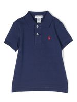 Ralph Lauren Kids polo à motif Polo Pony - Bleu - thumbnail