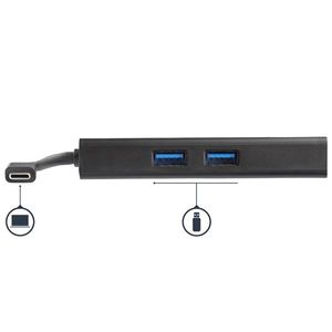 StarTech.com USB-C Multifunctionele adapter voor laptops Power Delivery 4K HDMI GbE USB 3.0