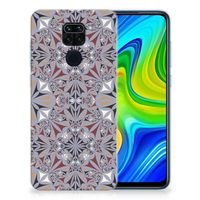 Xiaomi Redmi Note9 TPU Siliconen Hoesje Flower Tiles - thumbnail