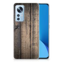 Xiaomi 12 | 12X Bumper Hoesje Steigerhout - thumbnail