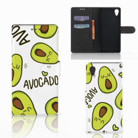 Sony Xperia XA1 Plus Leuk Hoesje Avocado Singing