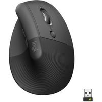 Logitech Lift Zwart Ergnomische Draadloze Muis - thumbnail