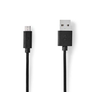 Nedis USB-Kabel | USB-A Male naar USB Micro-B Male | 480 Mbps | 5 m | 1 stuks - CCGP60500BK50 CCGP60500BK50