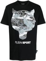 Plein Sport t-shirt à logo imprimé - Noir - thumbnail