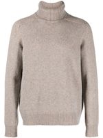 Zegna roll-neck cashmere jumper - Tons neutres