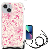 iPhone 14 Case Pink Flowers