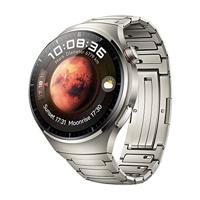 HUAWEI 55020AMB Watch 4 Pro Smart Watch - eSIM horloge met mobiel bellen en saffierglas - fitnesstracker en gezondheidsmonitor met ECG- en SPo2-bewaking compatibel met Android en iO's 46 mm titanium
