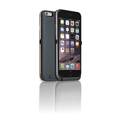 RealPower BP-4000 zwart, mobiele oplader met 4.000 mAh en beschermhoes voor de iPhone 6 Plus