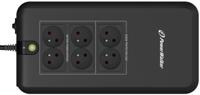 PowerWalker VFD 600 - UPS - 220/230/240 Volt wisselstroom V - 300 Watt - 600 VA 7 ampère-uur - uitgangen: 2 - zwart