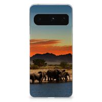 Google Pixel 8 Pro TPU Hoesje Olifanten