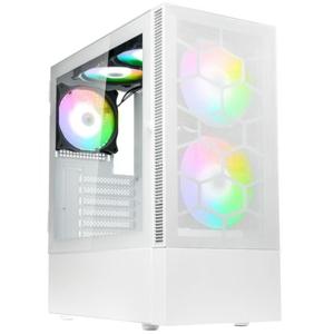 Kolink Kolink Observatory MX Mesh ARGB Midi Tower Case - White Midi-tower Behuizing, Gaming-behuizing, PC-behuizing Wit