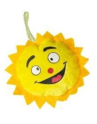 LG Imports zon 13,5 cm pluche geel