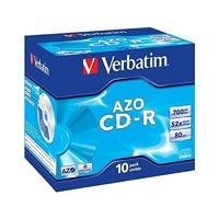 Verbatim CD-R AZO Crystal 700 MB 10 pc(s)