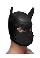 Spike Neoprene Puppy Hood - Black