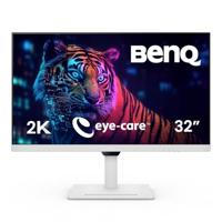 BenQ Monitor GW3290QT (32 inch, QHD, IPS, USB-C opladen, DP/HDMI, ergonomisch ontwerp, ruisonderdrukkende microfoon) Compatibel met MacBook