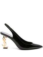 Saint Laurent escarpins Opyum 105 mm à bride arrière - Noir