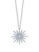 KWIAT pendentif Elements Sunburst en or blanc 18ct orné de diamants - Argent