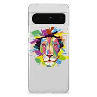 Google Pixel 8 Pro Telefoonhoesje met Naam Lion Color - thumbnail