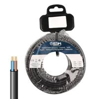 Edm Platte Parallelle Kabel Edm 28513 Zwart 20 M