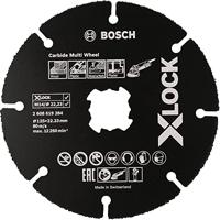 Bosch Professional Carbide Multi Wheel doorslijpschijf (voor hout en kunststoffen, X-LOCK, Ø 115 mm, gat Ø: 22,23 mm, dikte: 1 mm)