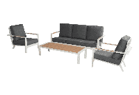 Hartman Loungeset Breeze Excl. tafel - Grijs - thumbnail