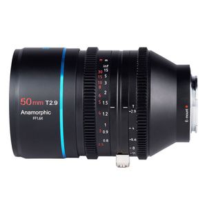 Sirui 50mm T2.9 FullFrame Anamorphic 1.6x Sony E-mount objectief