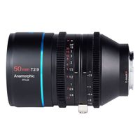 Sirui 50mm T2.9 FullFrame Anamorphic 1.6x Sony E-mount objectief - thumbnail