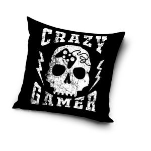 Gamer sierkussen Crazy Gamer 40X40 cm