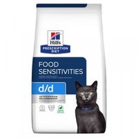 Hill&apos;s Prescription Diet D/D Food Sensitivities kattenvoer met eend & groene erwten 2 x 3 kg - thumbnail