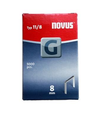 Novus Nieten Vlakdraad G 11/8 mm - 5000 Stuks Novus Nieten Vlakdraad G 11/8 mm - 5000 Stuks