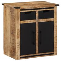 Dressoir met 2 lades 55x35x60 cm massief mangohout - thumbnail