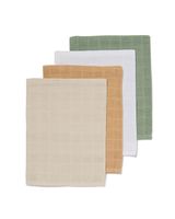 HEMA Hydrofiel Washandjes Structuur 15x20 - 4 Stuks