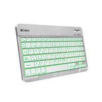 SUBBLIM Bluetooth-toetsenbord met houder voor tablet SUB-KBT-SMBL30 Spaans QWERTY, zwart/wit, meerkleurig, Spaans