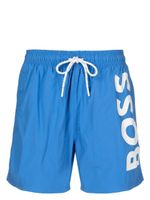 BOSS short de bain Octopus à logo imprimé - Bleu - thumbnail