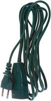 Meister Euro-verlenging - 3 m kabel - groen - kunststof kabel - IP20 binnen - ideaal voor lampen & lichtsnoeren/verlengkabel/eurostekker/Euro-koppeling / 7431330