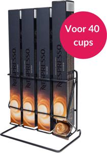 Jay Hill Nespresso Cuphouder - Rek - Zwart - 40 Stuks