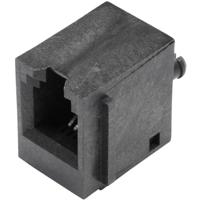 BEL Stewart Connectors SS65400-001F Modulaire inbouwbus verticaal niet-afgeschermd met flens Bus, inbouw verticaal Aantal polen: 4P4C Zwart 1 stuk(s) - thumbnail