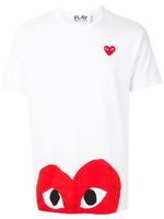 Comme Des Garçons Play t-shirt à logo imprimé - Blanc