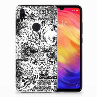 Silicone Back Case Xiaomi Redmi Note 7 Pro Skulls Angel