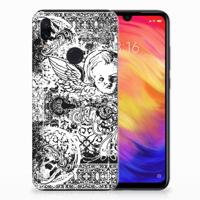 Silicone Back Case Xiaomi Redmi Note 7 Pro Skulls Angel